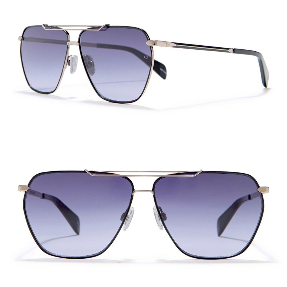 NWT Rag & Bone Unique Brow Bar Aviator Sunglasses